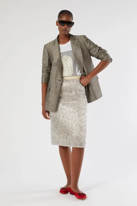 Marina Rinaldi | Veste en lin Viale