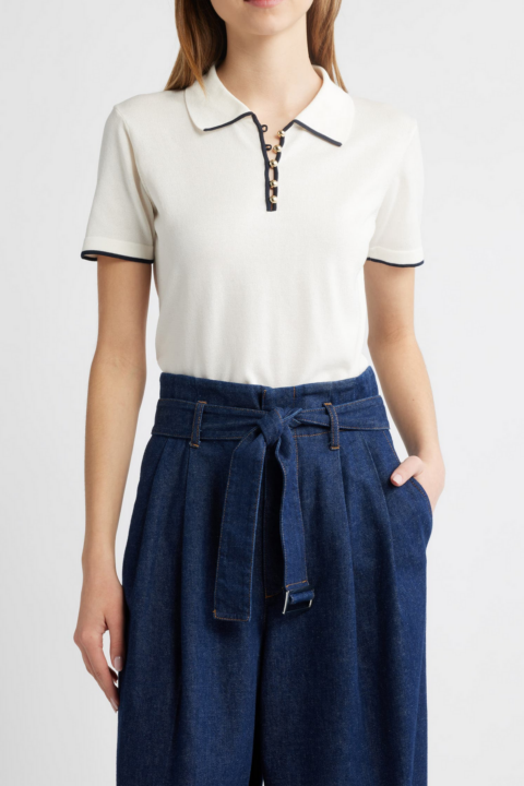 Frame | The Sport Tipped Cotton Polo