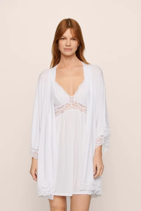 Eberjey | Mariana TENCEL™ Modal Robe - White
