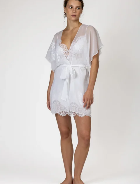Christine | Robe de chambre en soie pure