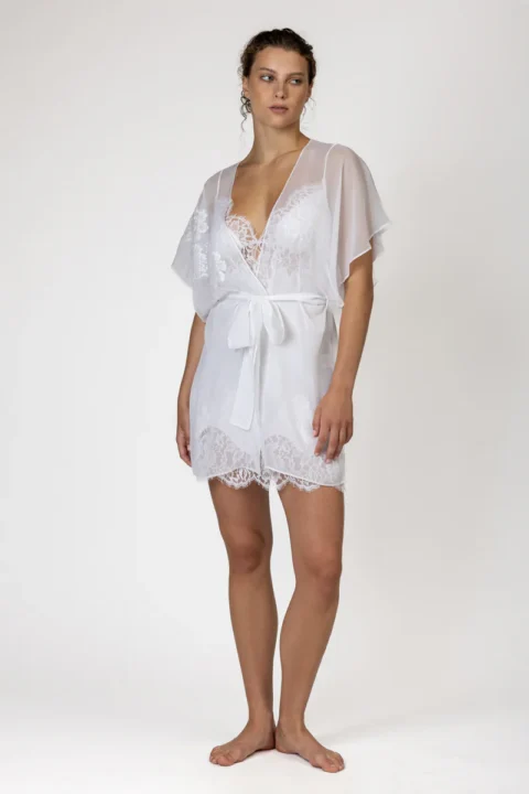 Christine | Robe de chambre en soie pure