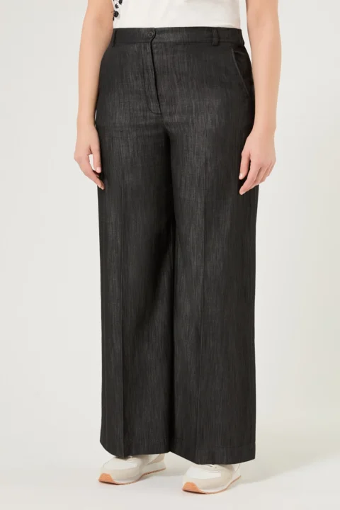 Marina Rinaldi | Jean en denim de coton – Bleu nuit