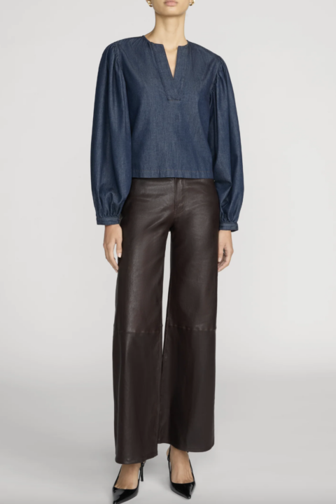Frame | The Off Duty Long Sleeve Popover