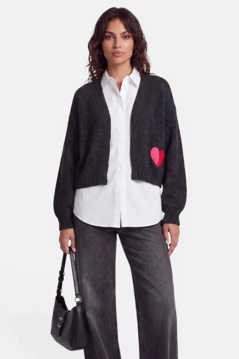 Princess Goes Hollywood | Boxy Cardigan LOVE (hand-knitted)