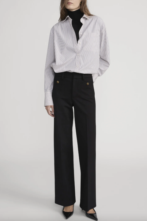 Frame | The Slim Palazzo Trouser Modernist Pocket