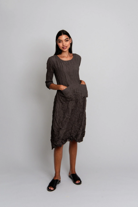 Alquema | 3/4 Sleeve Smash Pocket Dress