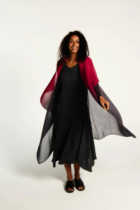 Alquema | Veste longue Collare - Ombré