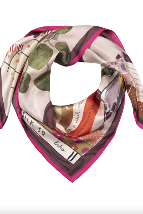 Echo | Bookworm Silk Scarf