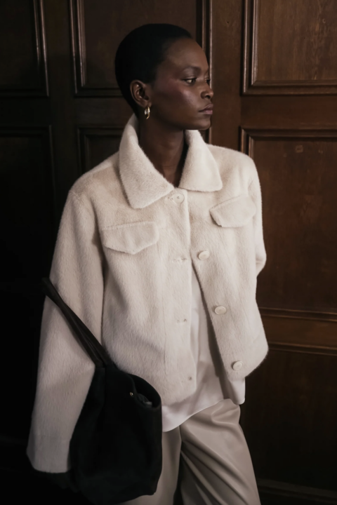 Herzens | Veste en fausse fourrure