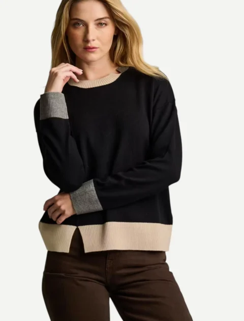 Lisa Todd | Pull « Bold Block » – Noir