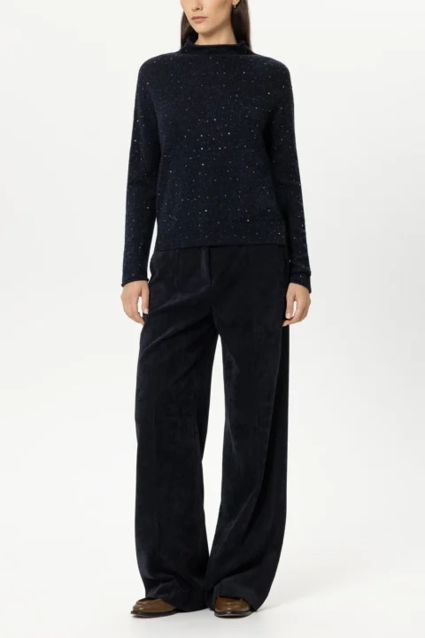 Luisa Cerano | Turtleneck with Rhinestones