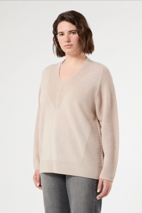 Marina Rinaldi | Blown Wool-Blend Sweater - Turtledove
