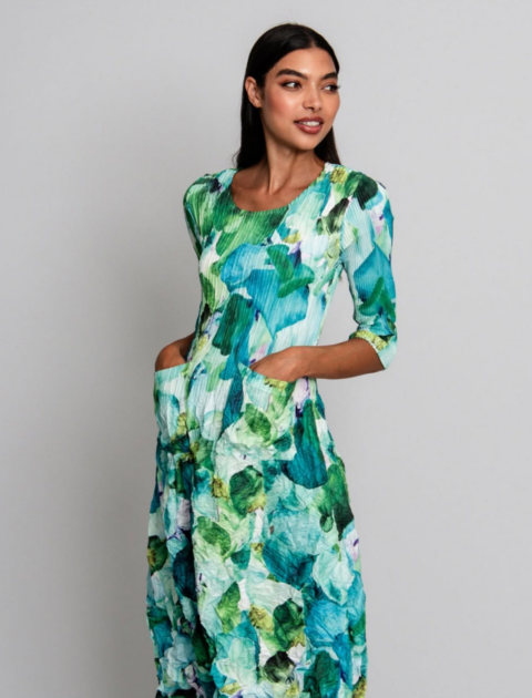 Alquema | Robe à poches Smash – Garden Sweet Pea