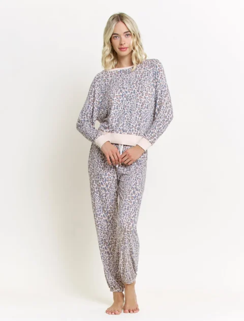 Honeydew | Ensemble long Star Seeker, motif léopard naturel