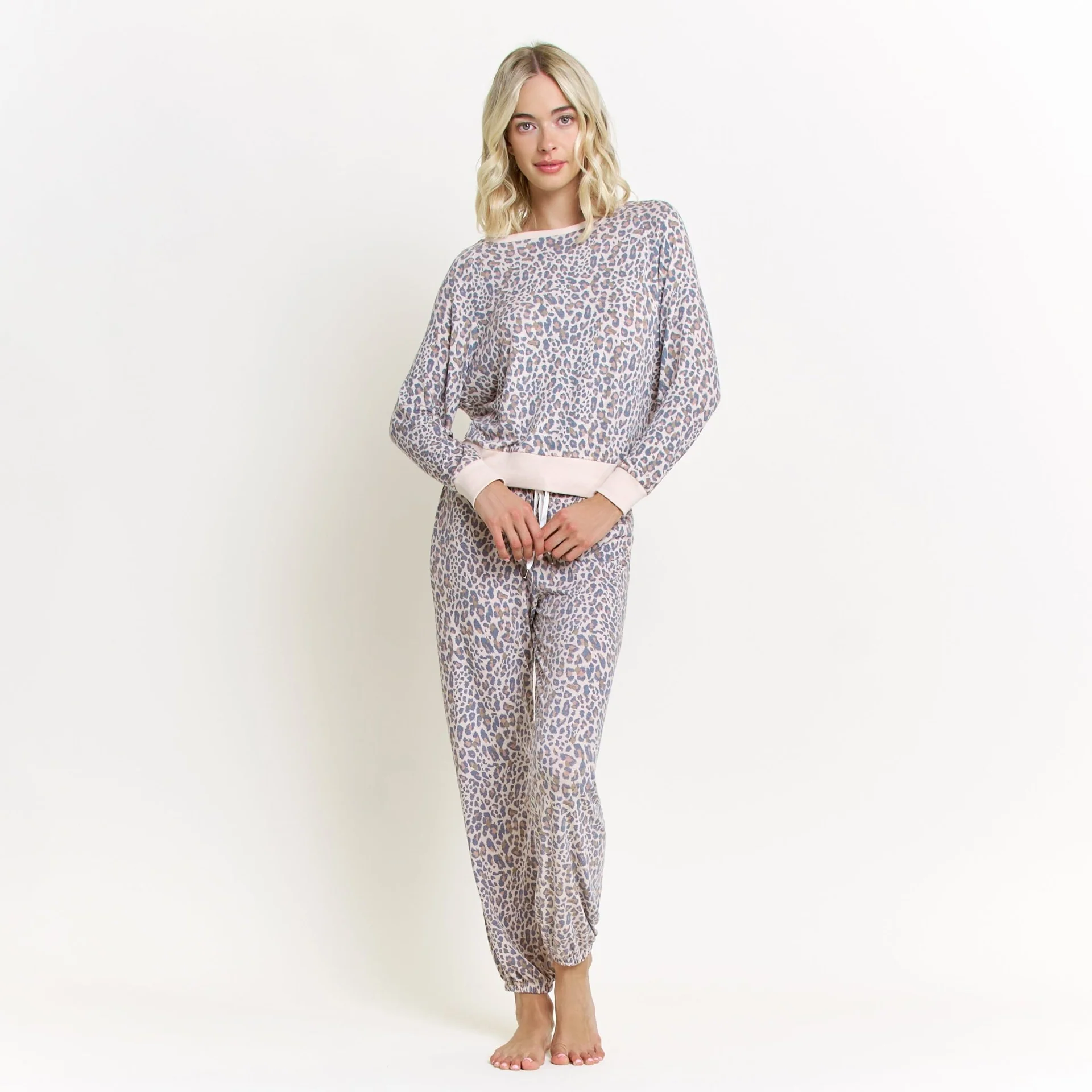 Honeydew Star Seeker long set in Natural Leopard