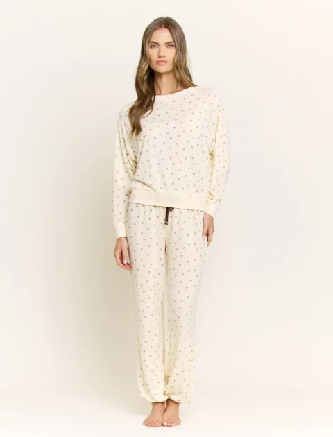 Honeydew | Ensemble long Star Seeker, motif « Butter Daydream Hearts »