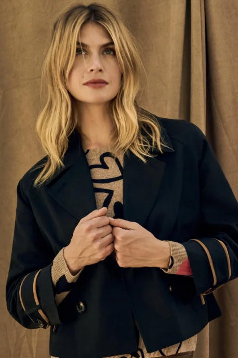 Lisa Todd | Veste courte de style trench « Trenchin’ »