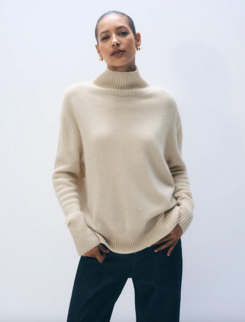 White & Warren | Collection en cachemire Natural Heather