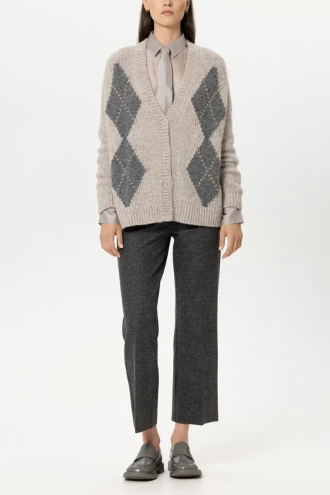 Luisa Cerano | Cardigan à motifs en mélange d’alpaga