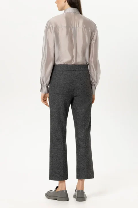 Luisa Cerano | Pantalon baby flare en punto Milano
