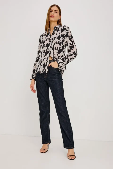 Rails | Chemise Alyssa – Onyx Jaguar