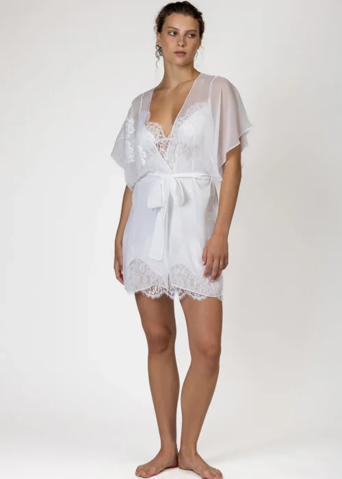 Christine | Robe de chambre en soie pure