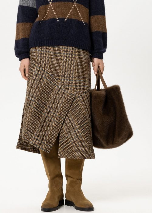 Luisa Cerano | Sac en fausse fourrure effet vison