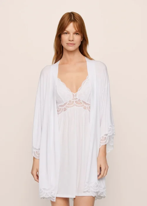 Eberjey | Mariana TENCEL™ Modal Robe – White