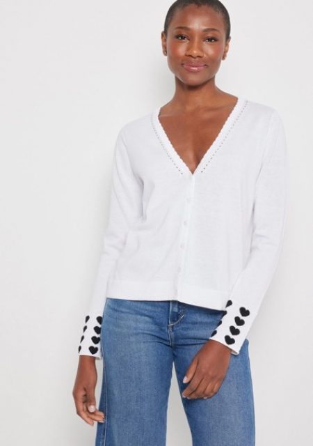 Lisa Todd Summer’s Lover Sweater White