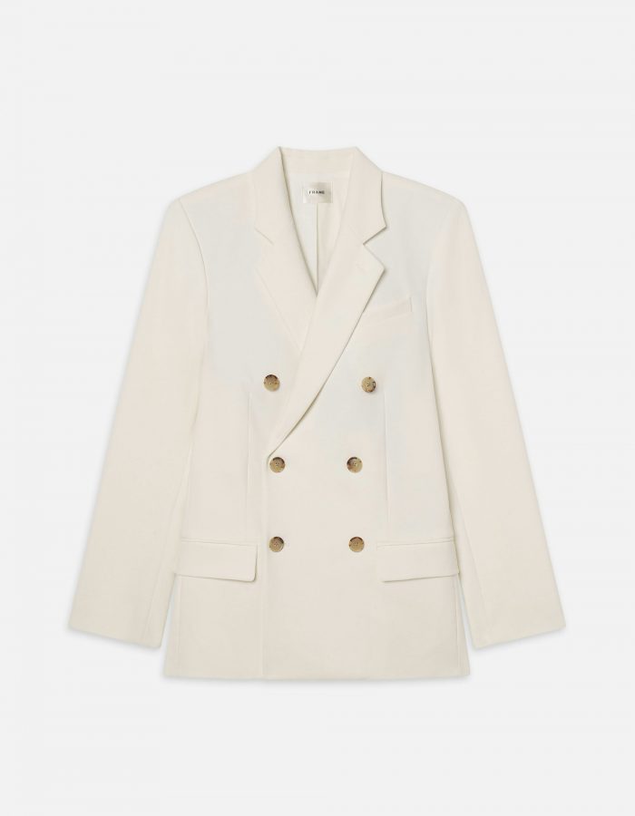 The Relaxed Everyday Blazer in Ecru