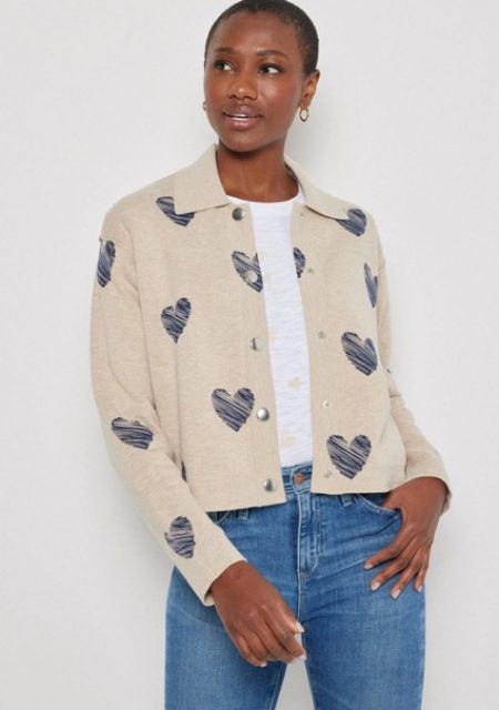 Lisa Todd  Heart Flutter Heart Sweater 